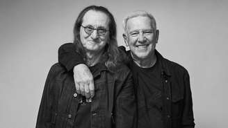 Geddy Lee e Alex Lifeson reunidos como Rush