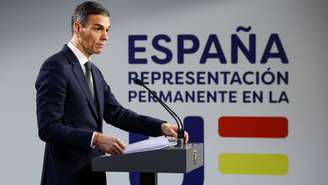 O primeiro-ministro da Espanha, Pedro Sánchez.