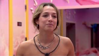 Samira 'fofocando' no BBB 26