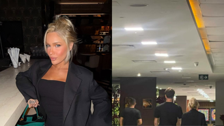 Karoline Lima e Léo Pereira são flagrados em jantar