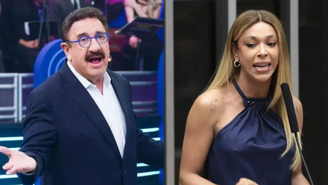 Vai ser demitido SBT solta nota forte após declarações de Ratinho contra Erika Hilton / Reprodução: SBT e Instagram