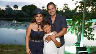 Simone Mendes, Kaká e Henry (Reprodução/X)