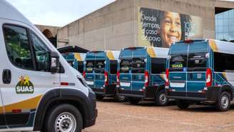 A Estrutura de Mobilidade do Sistema Único de Assistência Social (MobSUAS) foi fortalecida com 306 veículos, entre 2023 e 2026