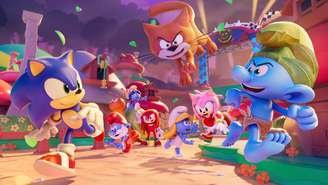 Sonic Rumble terá colaboração com Smurfs e novo modo de jogo