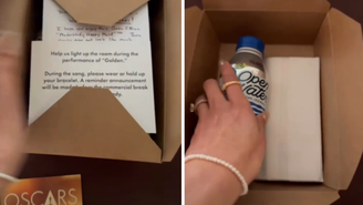 A 'snack box' é apenas a caixa de lanches entregue a todos os participantes da cerimônia do Oscar, diferente dos presentes especiais entregues aos indicados