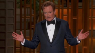  Conan O’Brien na apresentação do Oscar 2026