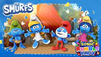 Evento dos Smurfs em Sonic Rumble Party já está disponível por tempo limitado