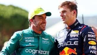 Fernando Alonso e Max Verstappen 