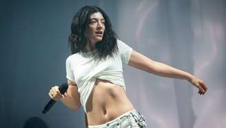 A cantora Lorde em 2025
