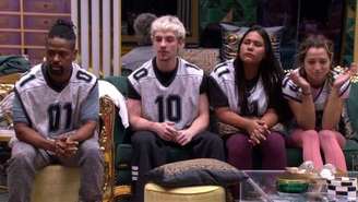 Samira, Leandro Boneco, Chaiany e Juliano Floss estão no Triângulo de Risco