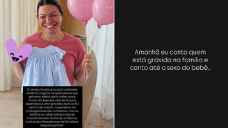 Simone, de 50 anos, e Márcio Poncio esperam o terceiro filho