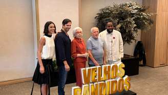 Atores de 'Velhos Bandidos' participaram de coletiva de imprensa nesta quinta-feira, 19, no Rio de Janeiro