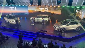 Evento de lançamento da marca Jetour no Brasil