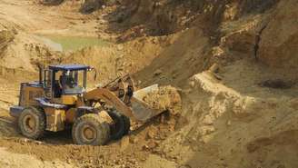 A mina de terras raras de Nanchang, na província de Jiangxi, no sudeste da China. Foto tirada em 31 de outubro de 2010.