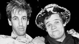 Flea e Hillel Slovak, do Red Hot Chili Peppers, em 1986