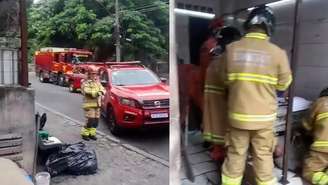 Bomba foi acionada acidentalmente