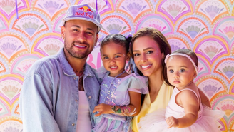 Neymar, Bruna Biancardi e as filhas, Mavie e Mel