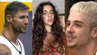 Jonas, Marina Sena e Juliano no BBB 26 (Reprodução/Instagram/TV Globo)