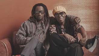 Toni Garrido e Bino Farias, do Cidade Negra