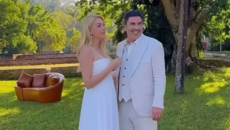 Ana Hickmann e Edu Guedes 