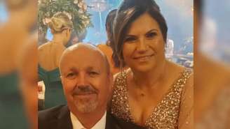 Prefeito de Vista Alegre do Alto Nelson Antonio Rozani, e sua esposa e primeira