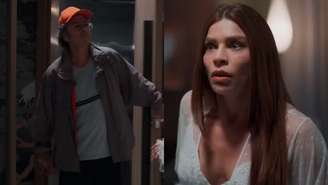 Joaquim (Marcos Palmeira) e Arminda (Grazi Massafera) de Três Graças (Reprodução/TV Globo)