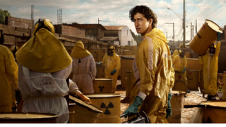 Johnny Massaro interpreta o físico Márcio, que descobre a causa do acidente radiológico