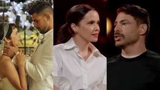 Débora Falabella e Cauã Reymond se reencontraram para falar de Avenida Brasil (Reprodução/TV Globo)