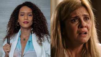 Taís Araújo em Vale Tudo e Carminha (Adriana Esteves) de Avenida Brasil (Reprodução/TV Globo)