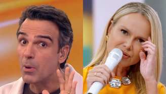 Tadeu Schmidt no BBB 26 e Eliana no Em Família com Eliana (Reprodução/TV Globo)