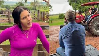 Ana Castela sofre ao pilotar trator com nova habilitação