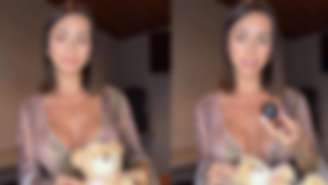 Influenciadora descobre câmera oculta em ursinho enviado por fã (Reprodução/Instagram)