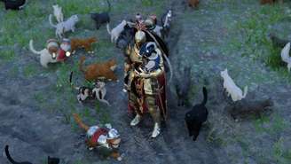 Jogador de Crimson Desert cria exército de gatos no jogo