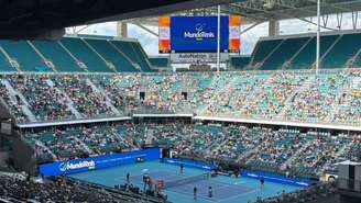 Quadra central do Miami Open 