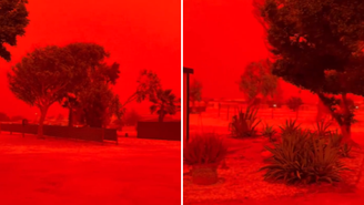 Céu se torna ‘vermelho-sangue’ durante passagem de ciclone na Austrália; entenda o fenômeno