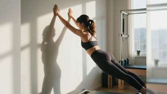 Entenda o que é pilates na parede, conheça os benefícios da prática e veja por que o método vem ganhando espaço 