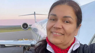 Solange Tremblay, comissária de bordo da Air Canada que foi ejetada de aeronave