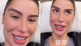 Bianca Andrade revela tensão antes de fazer transplante de sobrancelha: 'Acordar feia' / Reprodução: Instagram