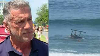  Adonis Lopes de Oliveira foi o responsável pelo pouso de emergência de um helicóptero no mar da Barra da Tijuca