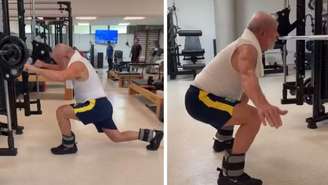 Janja mostra presidente Lula treinando pesado aos 80 anos: 'Sem IA'