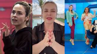 Ana Paula Renault no BBB 26 e Flor Fernandez (Reprodução/TV Globo/Instagram/SBT)