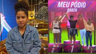 Pódio de Milena no 'BBB 26'