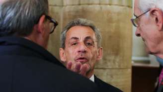 Nicolas Sarkozy, em 23 de março de 2026, em Paris.