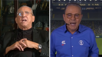Galvão Bueno, que agora está no SBT, mandou uma mensagem de apoio para Luis Roberto, colega da Globo