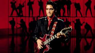 Elvis Presley no '68 Comeback Special tocando a guitarra elétrica Hagstrom Viking II