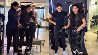 Jessica Tawil, paraplégica desde 2014, emocionou a internet ao voltar a dar passos com um exoesqueleto; entenda a tecnologia