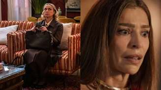 Helga (Kelzy Ecard) e Arminda (Grazi Massafera) de Três Graças (Reprodução/TV Globo)