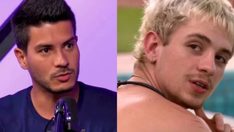 BBB 26: Arthur Aguiar reage após Juliano se comparar com ele: 'O que mais se arriscou' / Reprodução: YouTube e Globo