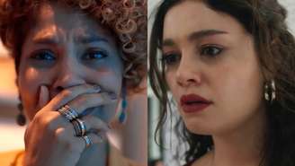 Lena (Barbara Reis) e Gerluce (Sophie Charlotte) de Três Graças (Reprodução/TV Globo)