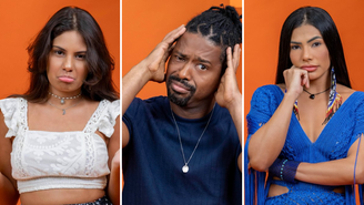 Enquete BBB 26: Gabriela, Leandro e Marciele? Vote em quem deve sair no Paredão